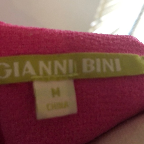 Gianni Binni short sleeve pink dress size M - Picture 3 of 4